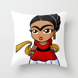 CHIBI FRIDA Throw Pillow