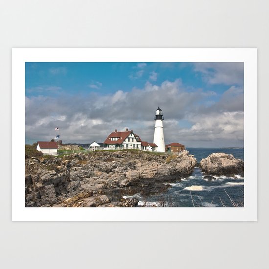 Port Head Lighthouse Art Print