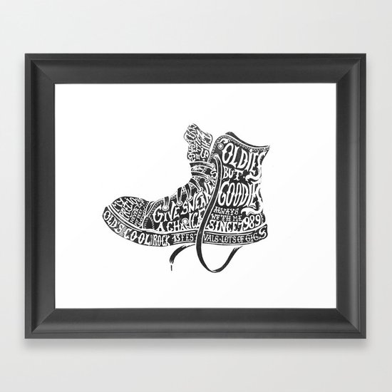 Oldies but Goodies Framed Art Print