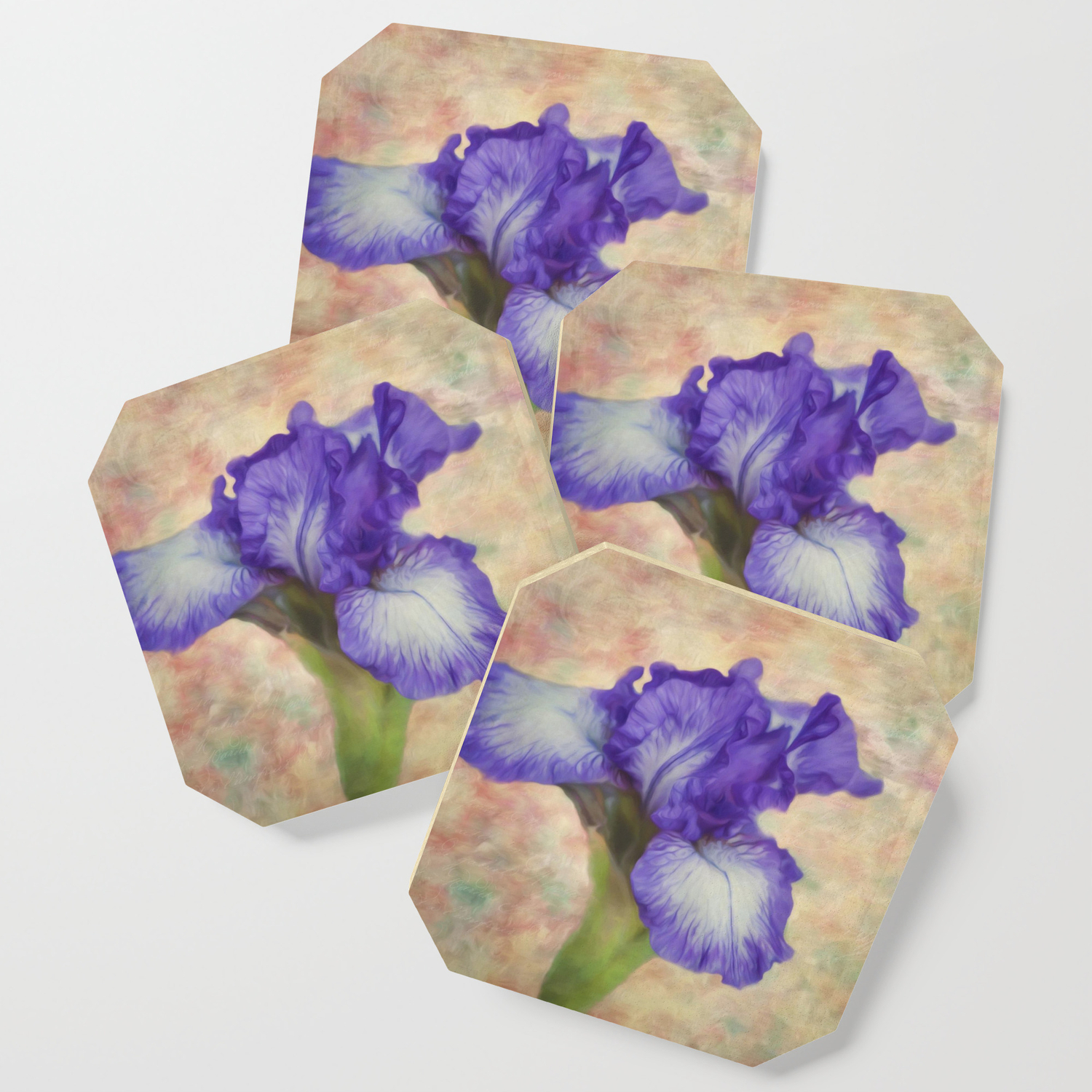 The Meaning Of An Iris Flower Art Coaster By Jordanblackstone Society6