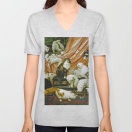 My Wife's Lovers by Carl Kahler V Neck T Shirt