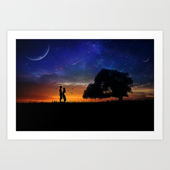 Alone in the Universe Art Print
