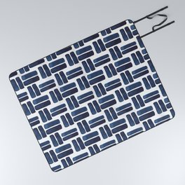 'bold brush strokes' - pattern Picnic Blanket