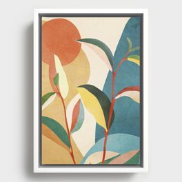 Colorful Branching Out 16 Framed Canvas