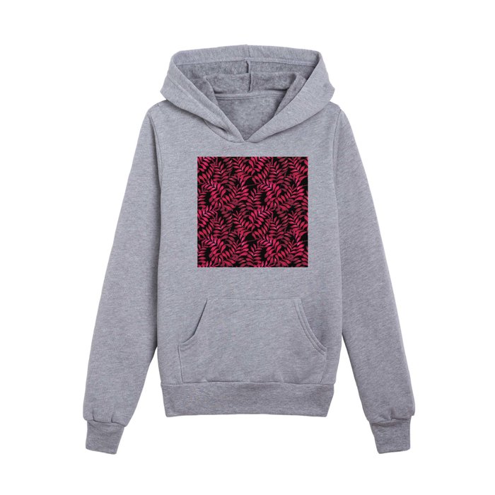 Fern Pattern 14 Kids Pullover Hoodie