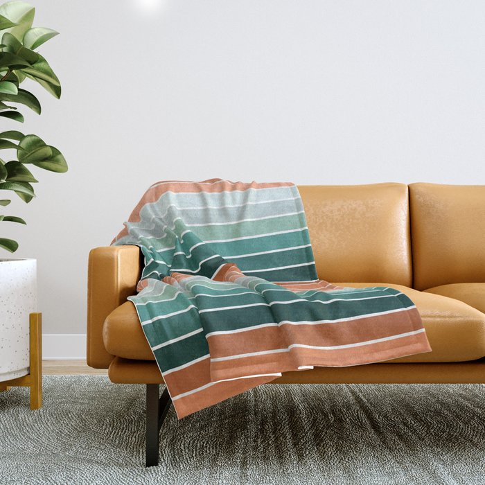 Orange and hotsell blue throw blanket
