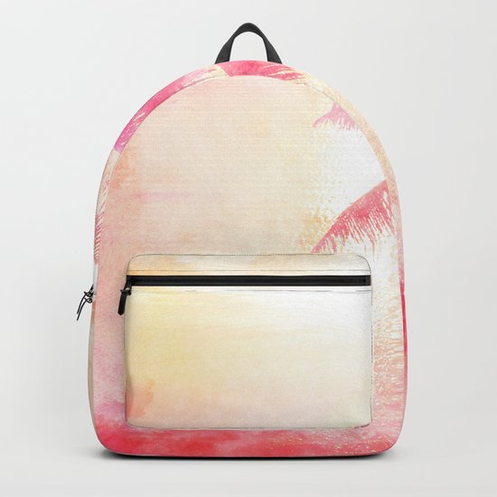 Summer Sea, Sunset at Palm Beach Backpack