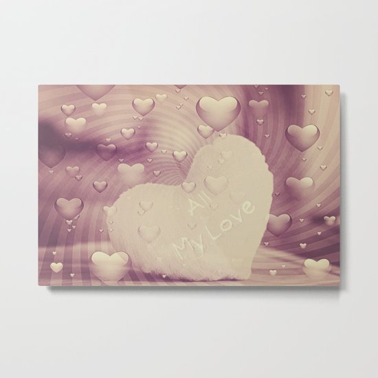 Luv Hearts Metal Print