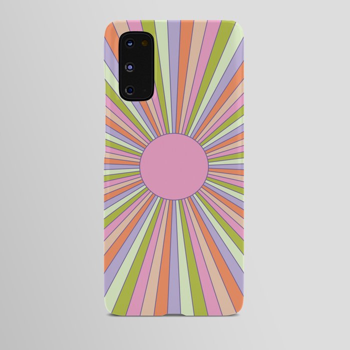 Rainbow Sun Android Case
