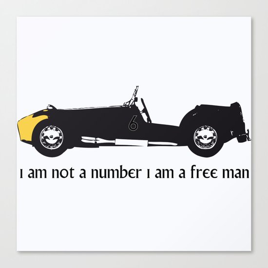 i am not a number Canvas Print