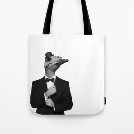 Bow Tie Ostrich Tote Bag