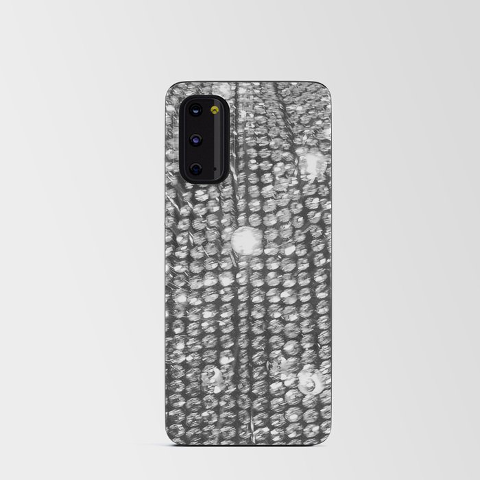 Brilliant Silver Crystals and Lights Android Card Case