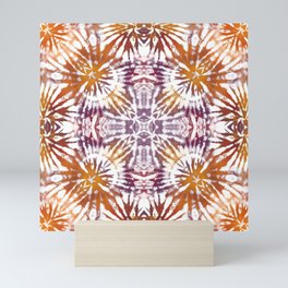 Hippy TieDye Pattern Mini Art Print