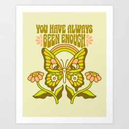 Positive Butterfly Art Print
