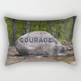 Courage Rock Babson Boulder #6 Rectangular Pillow