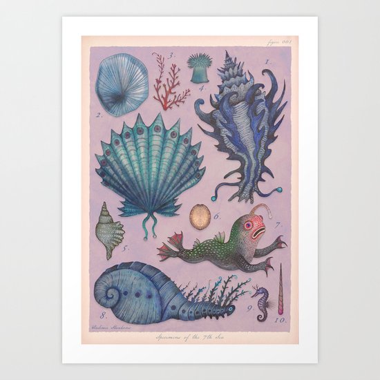 The Specimens figure 001 Art Print