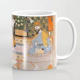 Miniature of a guilty man who pleads before a king and is forgiven Coffee Mug