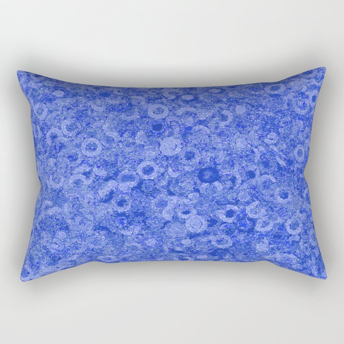BLUE MASH UP. Rectangular Pillow