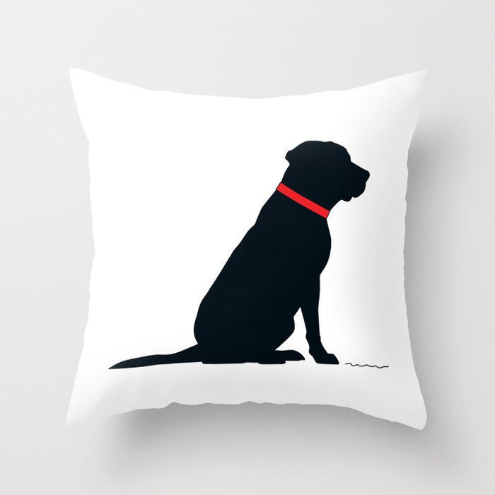 Black lab throw pillows new arrivals