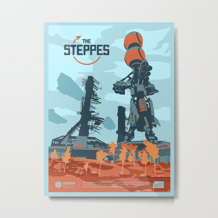 The Steppes - Cosmodrome Metal Print