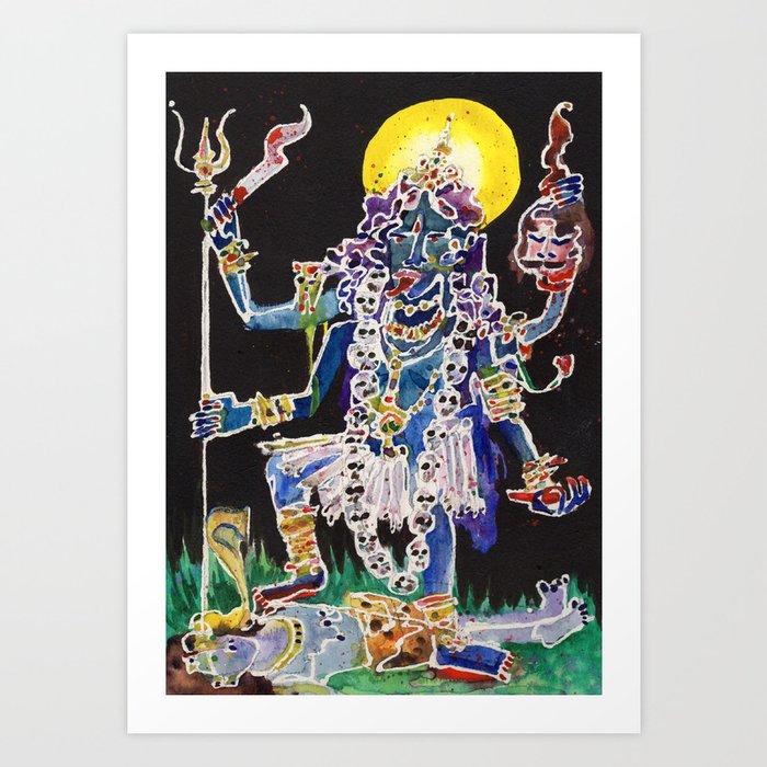 Goddess Kali Art Print