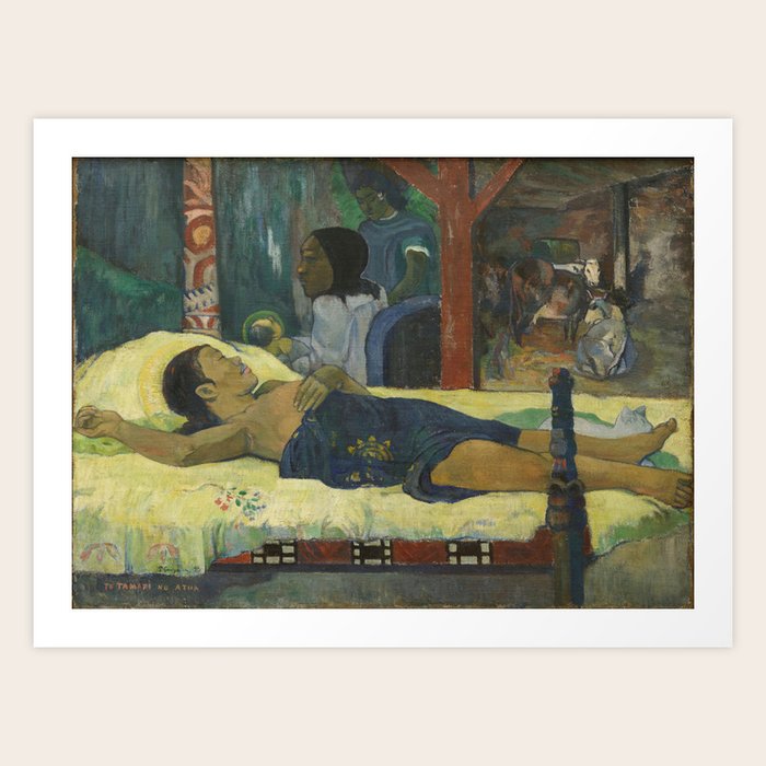 Paul Gauguin The Birth and Naming of Saint John the Baptist Art Print by LindenDesigns Society6
