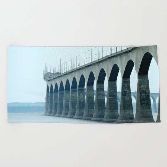 Confederation Bridge Prince Edward Island Beach Towel