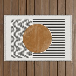 Abstract Modern  Outdoor Rug