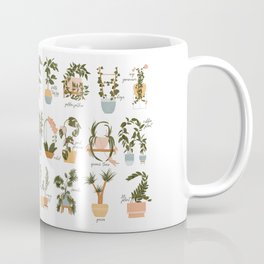 House Plant Alphabet Mug