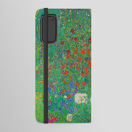 Gustav Klimt - Garden With Sunflowers Android Wallet Case