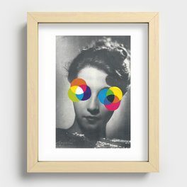 Psychedelic glasses Recessed Framed Print