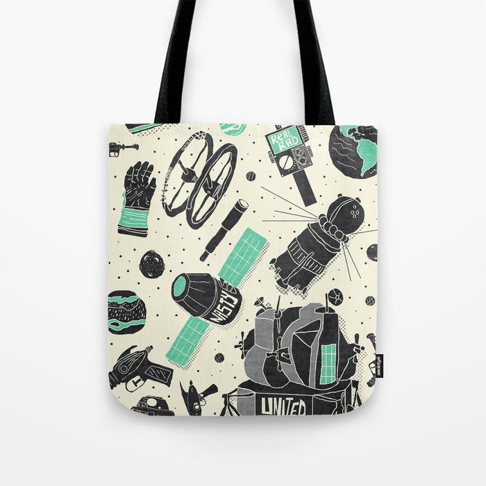 Space Funk Tote Bag