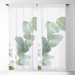 Gentle Soft Green Leaves #1 #decor #art #society6 Blackout Curtain