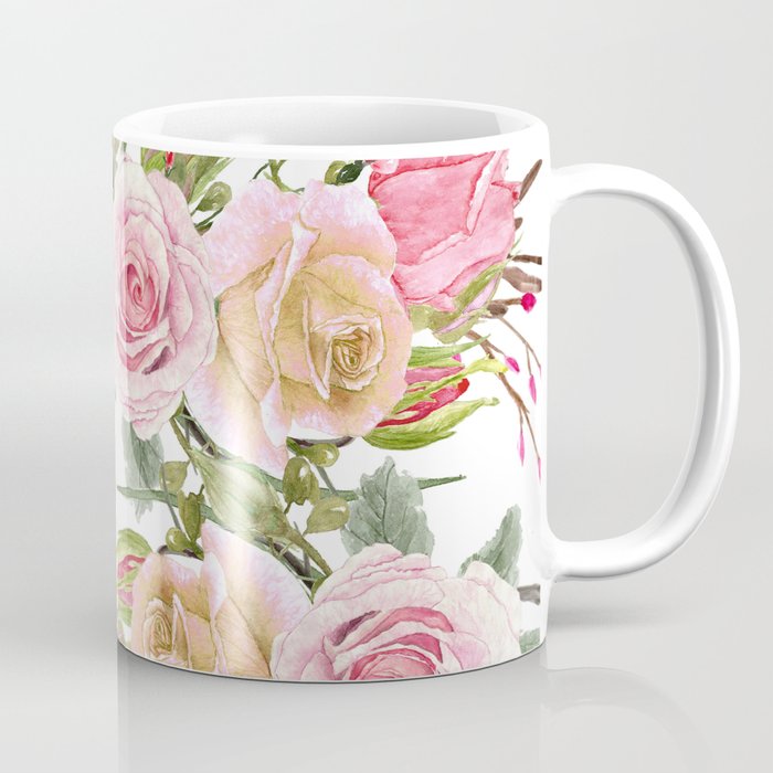 Watercolor Roses #1 Coffee Mug