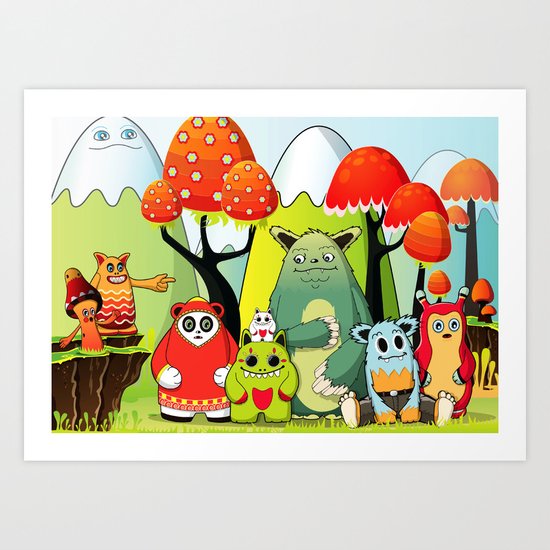The Gang Art Print