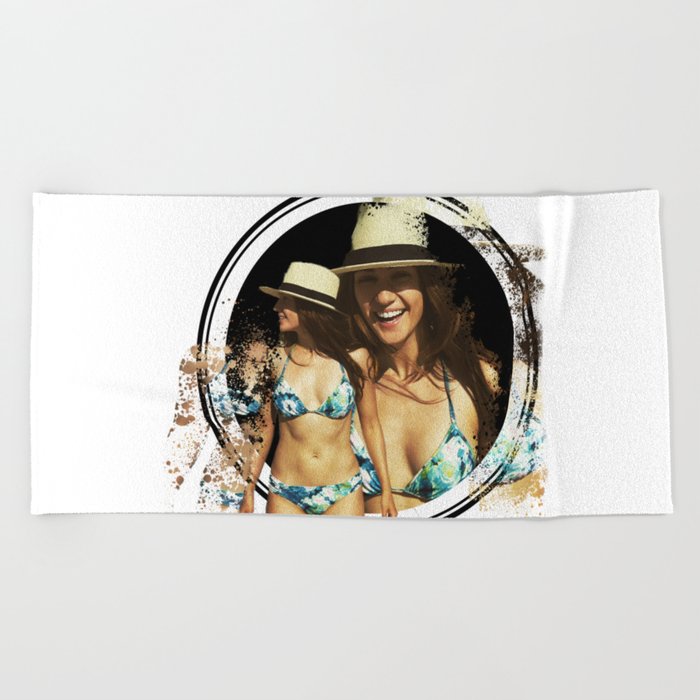 Kat Barrell Beach Towel by Hilfy Society6