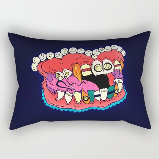 Blingteeth Rectangular Pillow