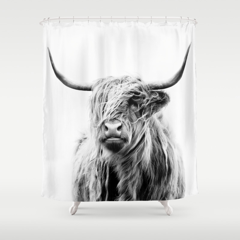 cow shower curtain