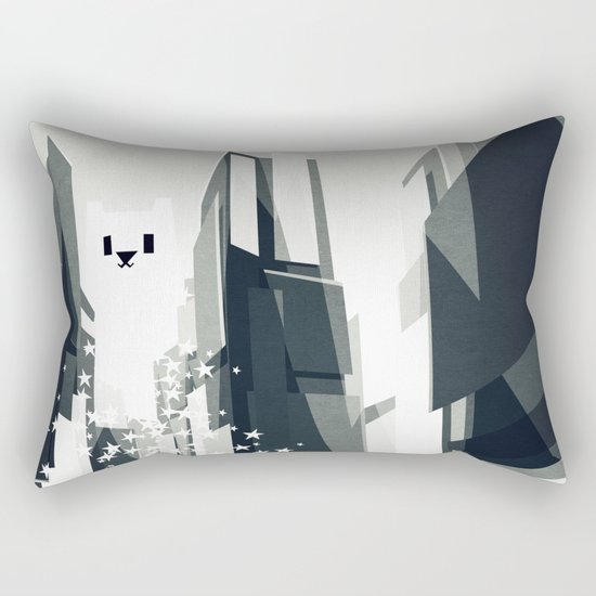 Yeti coming to town. Rectangular Pillow