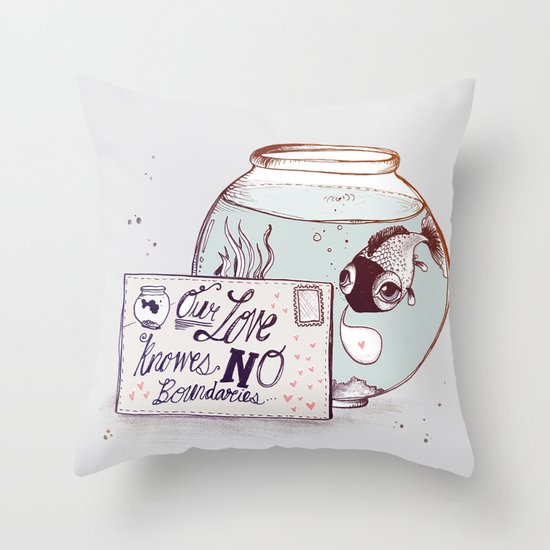 No Boundaries Throw Pillow