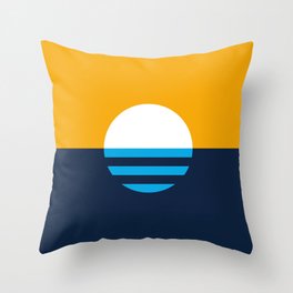 The People's Flag of Milwaukee Throw Pillow