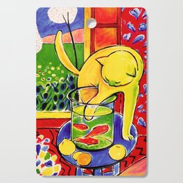 Henri Matisse Cat With Red Fish Cutting Board