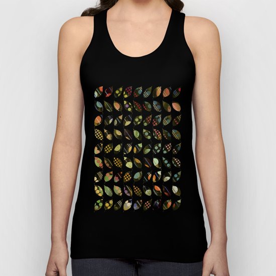 Pop Leaves Unisex Tank Top
