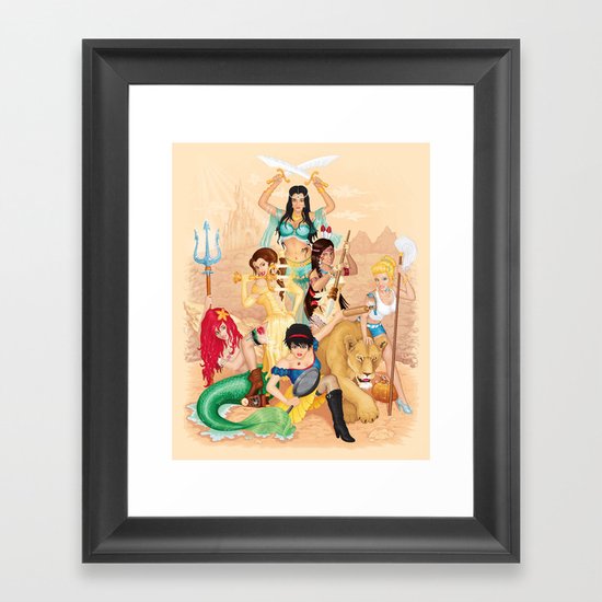Sisters Are Doin' It For Themselves Framed Art Print
