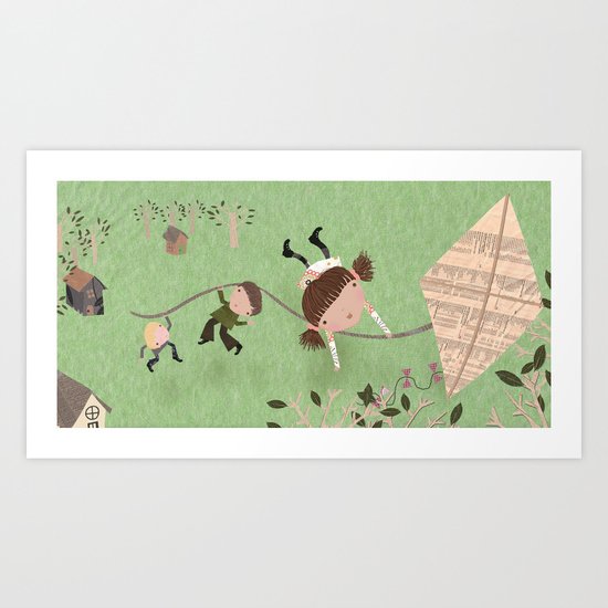 Kite Art Print