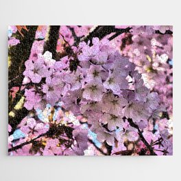 Spring Pink Cherry Blossom in I Art Jigsaw Puzzle