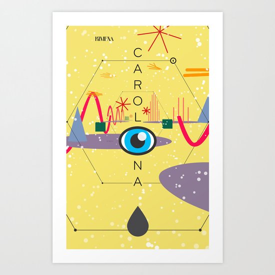 Carolina Art Print
