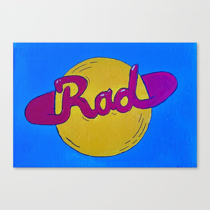 RAD Space Canvas Print