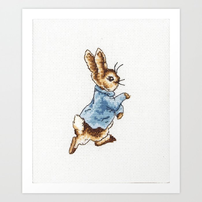 Peter Rabbit vintage Beatrix Potter Art Print