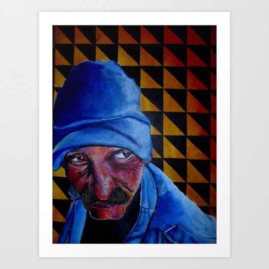 Homeless. Art Print